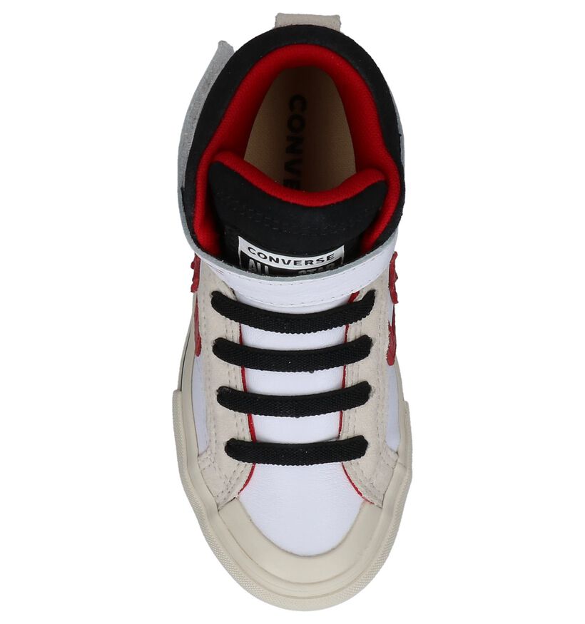 Converse Pro Blaze Strap HI Zwarte Sneakers voor jongens (293598) - geschikt voor steunzolen