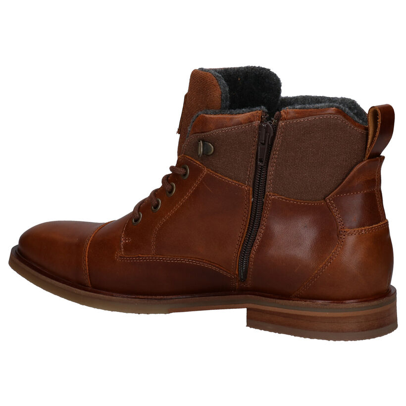 Bullboxer Chaussures hautes en Cognac en cuir (279119)