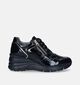 NeroGiardini Zwarte Sneakers met sleehak voor dames (345561) - geschikt voor steunzolen