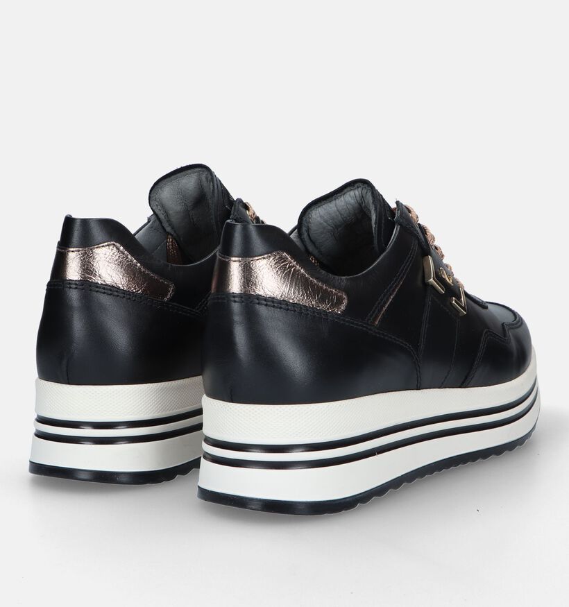 NeroGiardini Zwarte Platform Sneakers voor dames (329879) - geschikt voor steunzolen