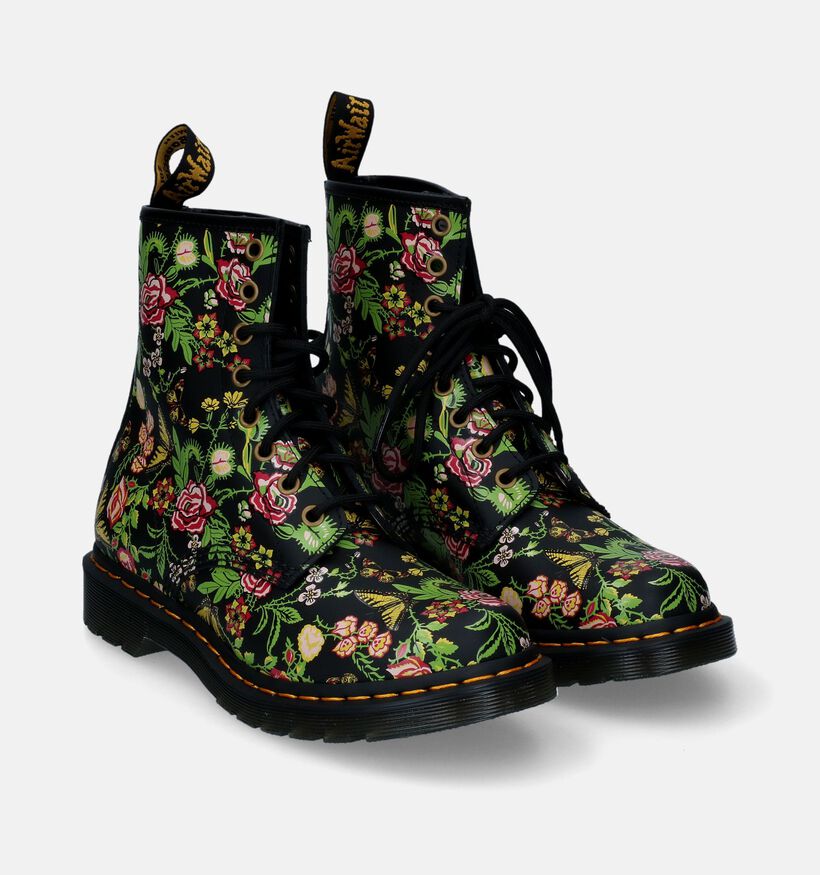 Dr. Martens 1460 Bloom Backhand Bottines en Noir pour femmes (303592) - pour semelles orthopédiques