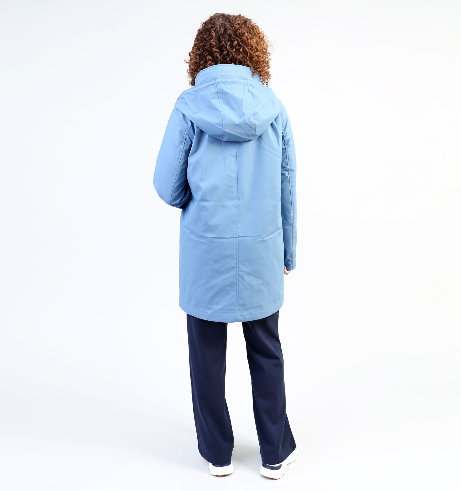 Vero Moda Asta Quilt Coated Blauwe Regenjas Dames Jassen Online op TORFS.BE