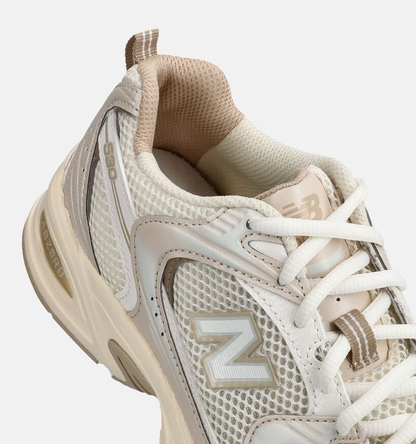 New Balance 530 Baskets en Beige pour femmes (374995) - pour semelles orthop&eacute;diques