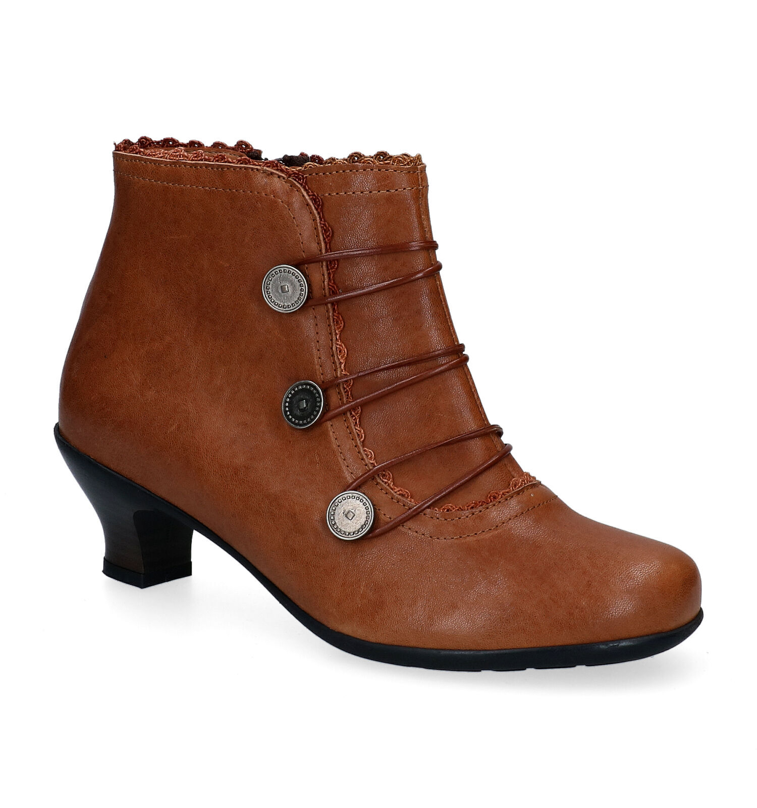 Brako Bottines a talons en Cognac Femmes Bottines en ligne sur TORFS.BE