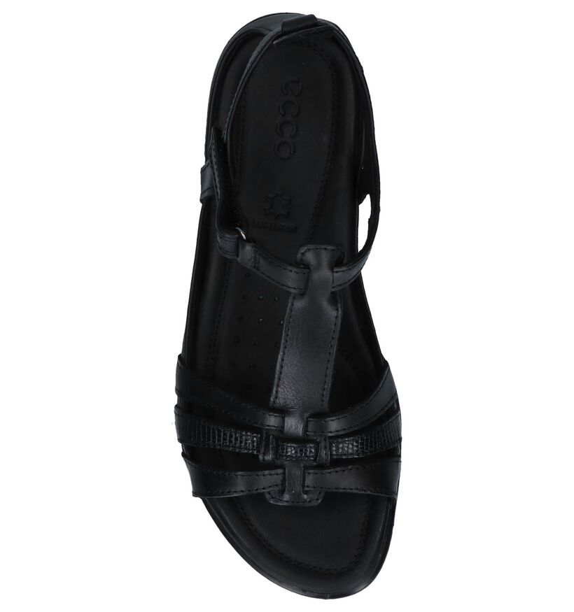 ECCO Flash Sandales en Noir en cuir (287286)