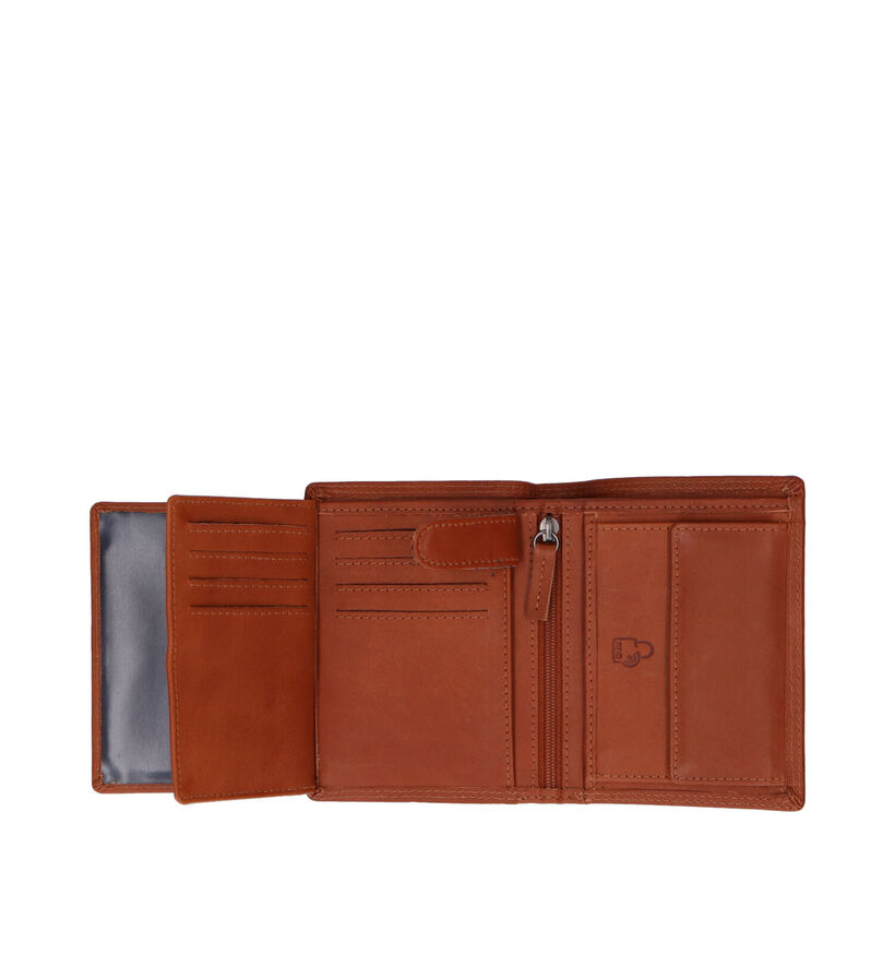 Euro-Leather Cognac Portefeuille voor heren (310404)