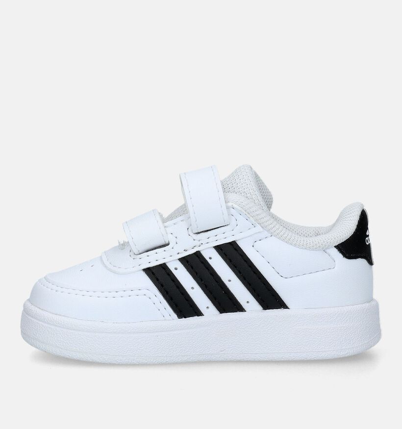 adidas Breaknet 2.0 CF Witte Babysneakers voor jongens, meisjes (332113) - geschikt voor steunzolen