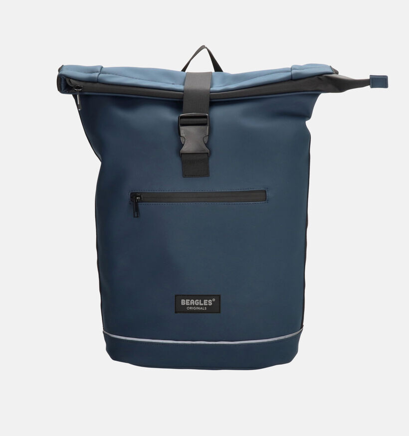 Beagles Donkerblauwe Rolltop Rugzak voor dames, heren (377039)