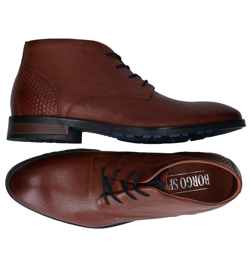 Borgo Sport Chaussures classiques en Cognac en cuir (278498)