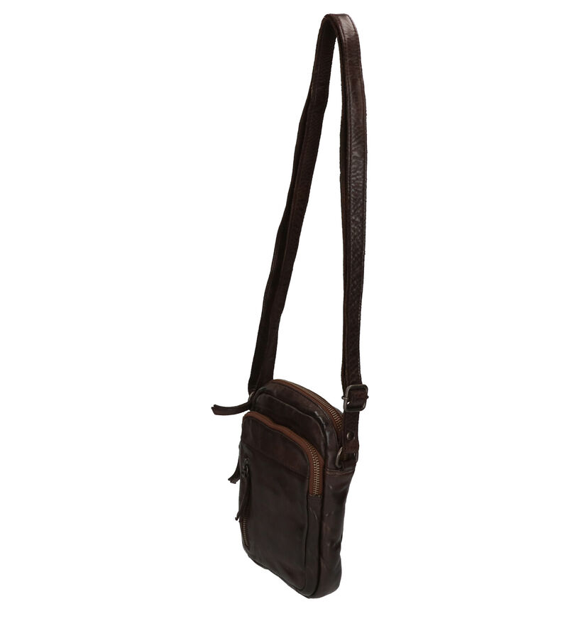 Bear Design Sac à bandoulière en Brun pour hommes (342776)