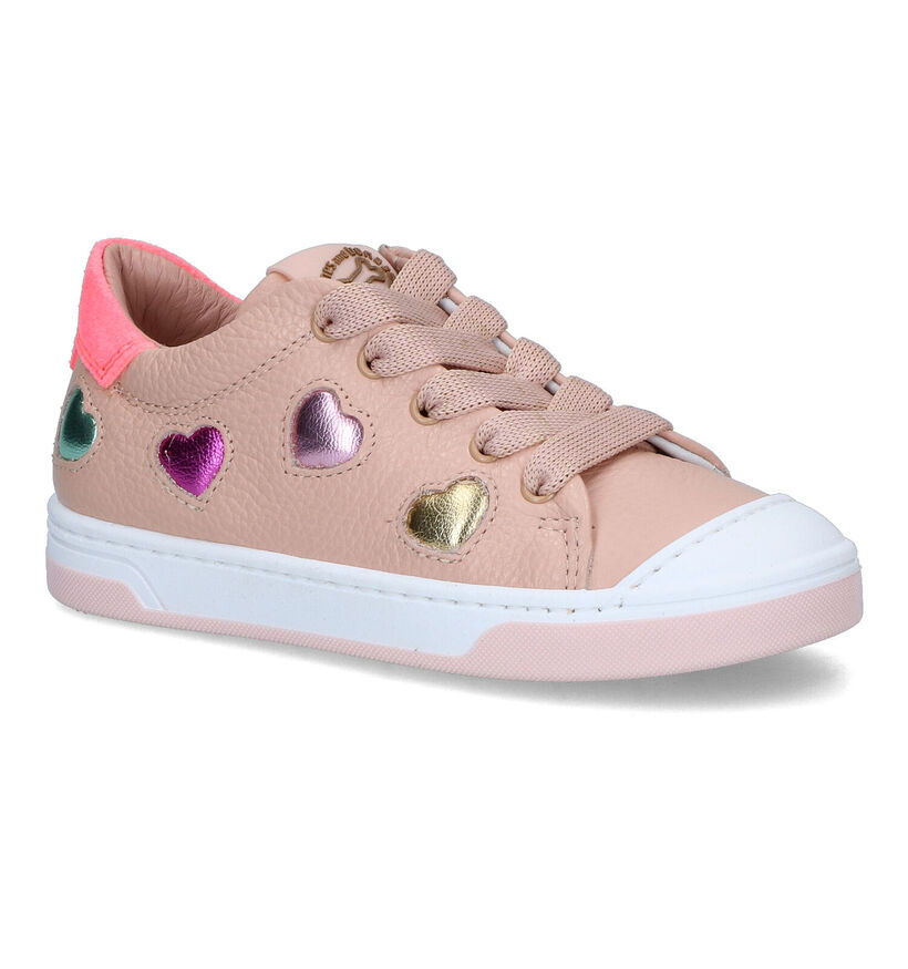 STONES and BONES Daisy Chaussures à lacets en Rose pour filles (322047) - pour semelles orthopédiques