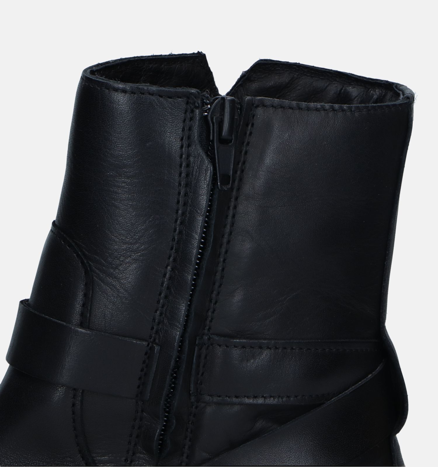 Bottines clearance noires motardes