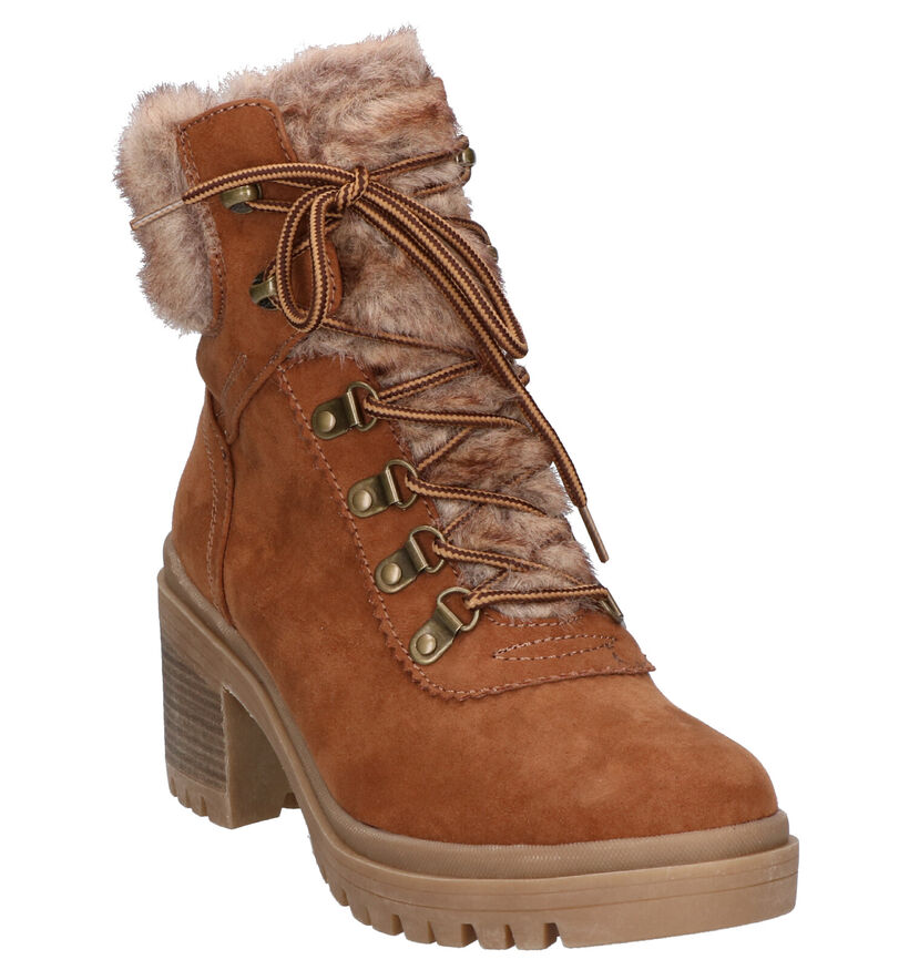 Youh! Bottines en Cognac en simili cuir (256579)