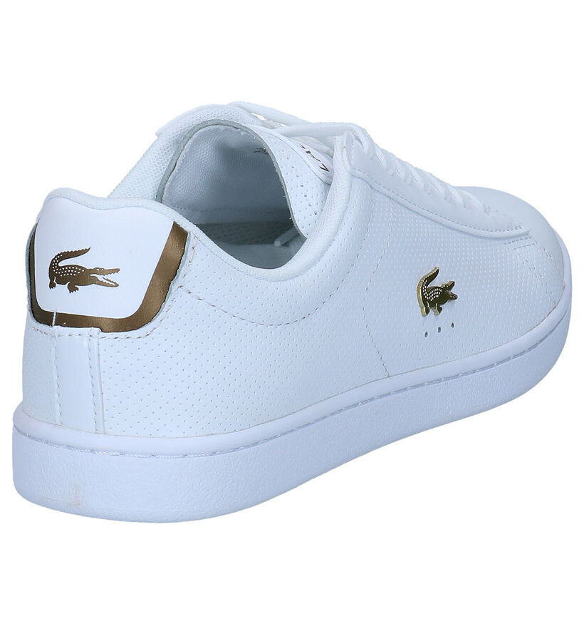 Lacoste Carnaby Evo Witte Sneakers in kunstleer (277669)