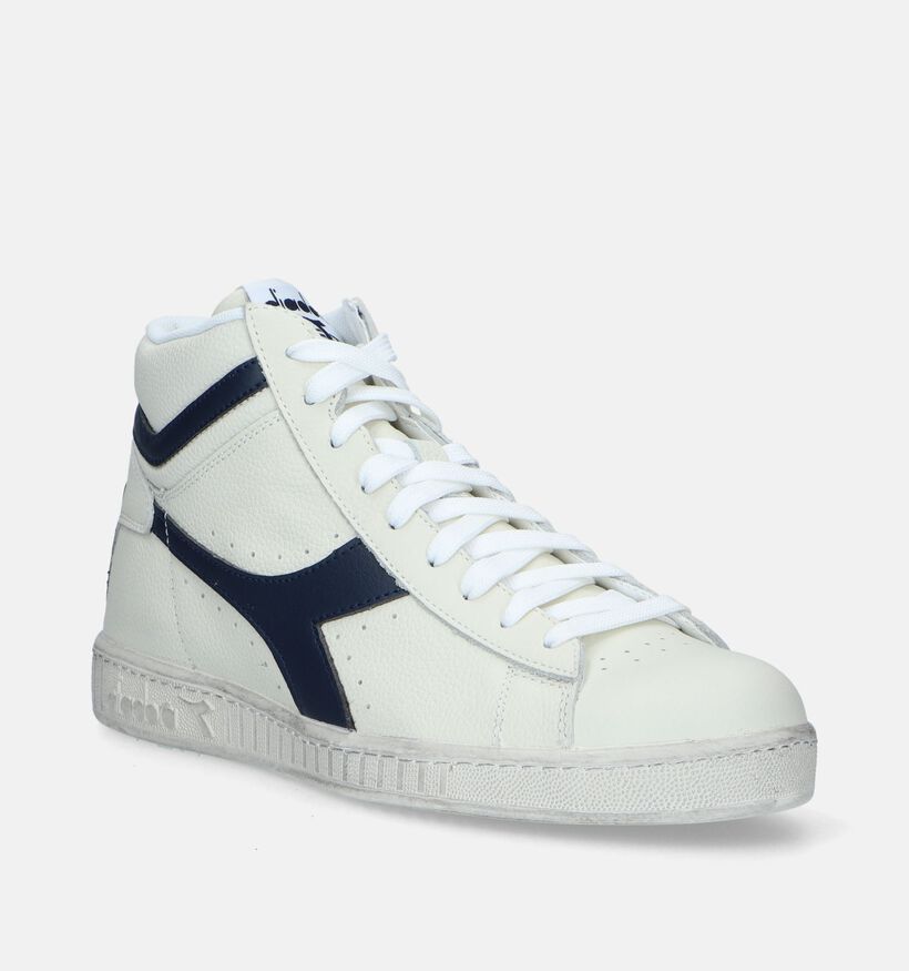 Diadora Game I High Waxed Baskets en Blanc pour hommes (336083)