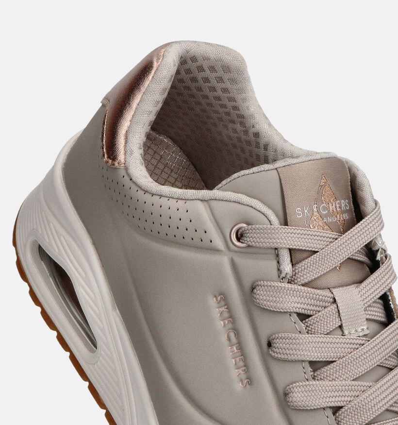Skechers Uno Golden Air Taupe Sneakers voor dames (375615) - geschikt voor steunzolen