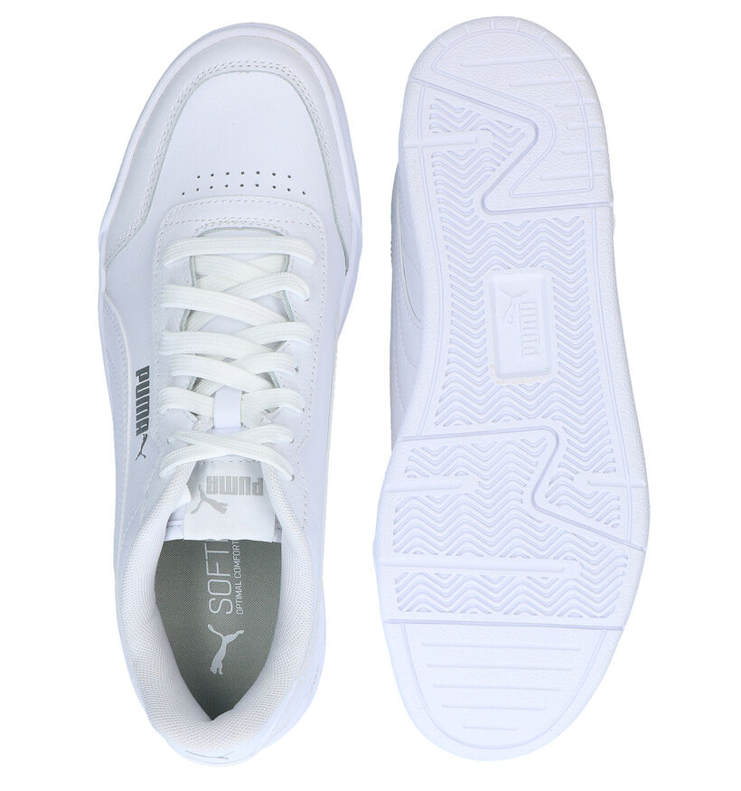 Puma Caracal Witte Sneakers in kunstleer (276735)