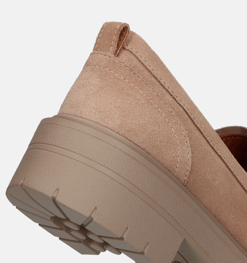 Geox Spherica Beige Mocassins voor dames (336018) - geschikt voor steunzolen