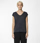 Pieces Billo Donkerblauwe T-shirt voor dames (378367)