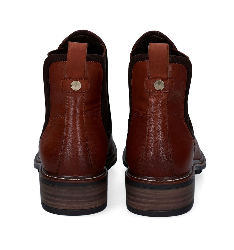 Tamaris Touch it Cognac Chelsea Boots in kunststof (297166)