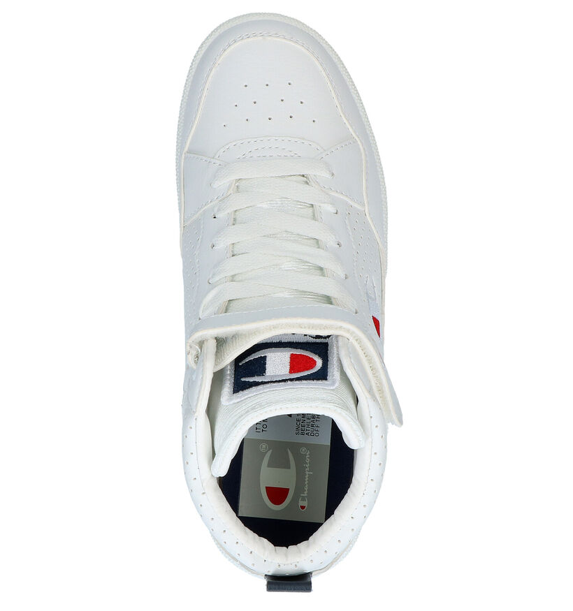 Champion Palm Lake Mid Jr Baskets en Blanc en simili cuir (279668)