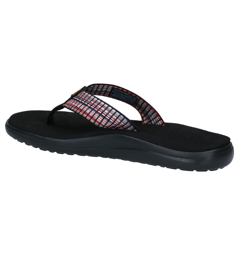 Teva Voya Flip Tongs en Noir en textile (289247)