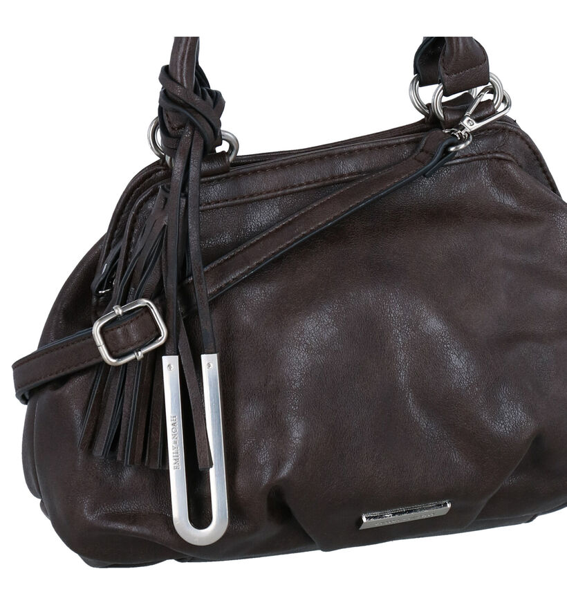 Emily & Noah Bruine Crossbody Tas in kunstleer (282190)