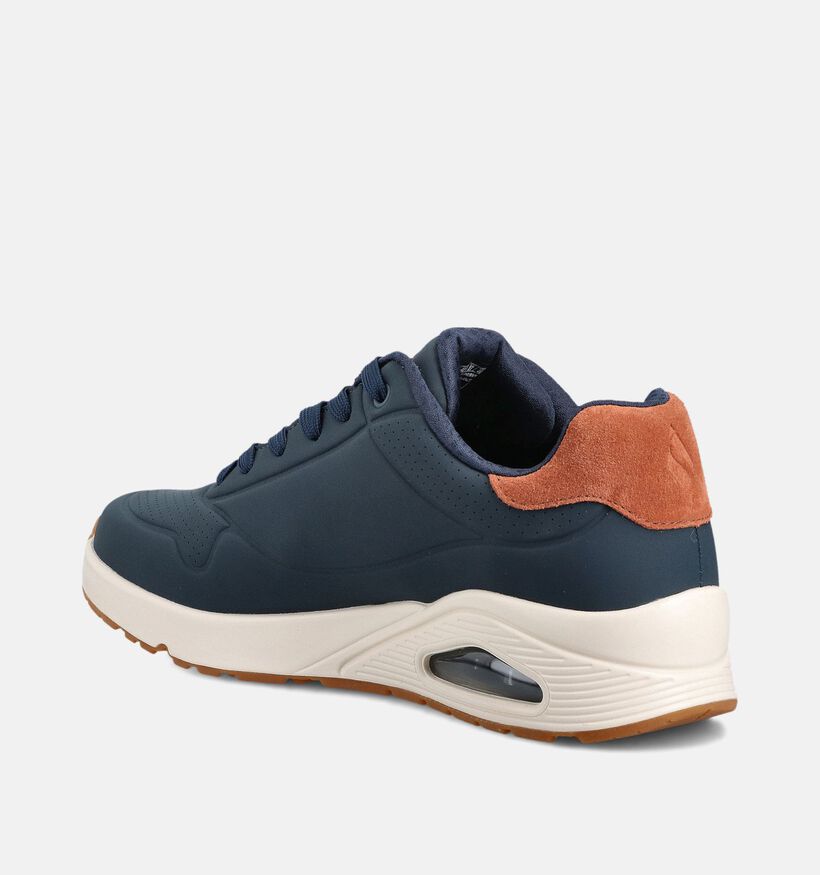 Skechers Uno Suited On Air Blauwe Sneakers voor heren (366489) - geschikt voor steunzolen