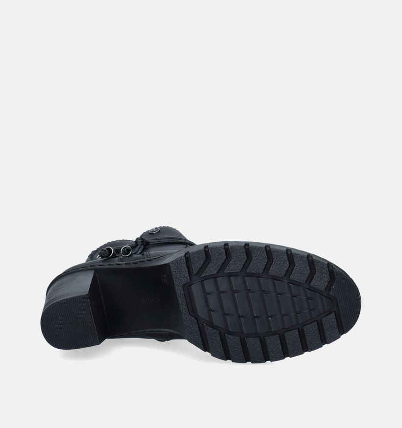 Rieker Bottillons avec talon en Noir pour femmes (344407)
