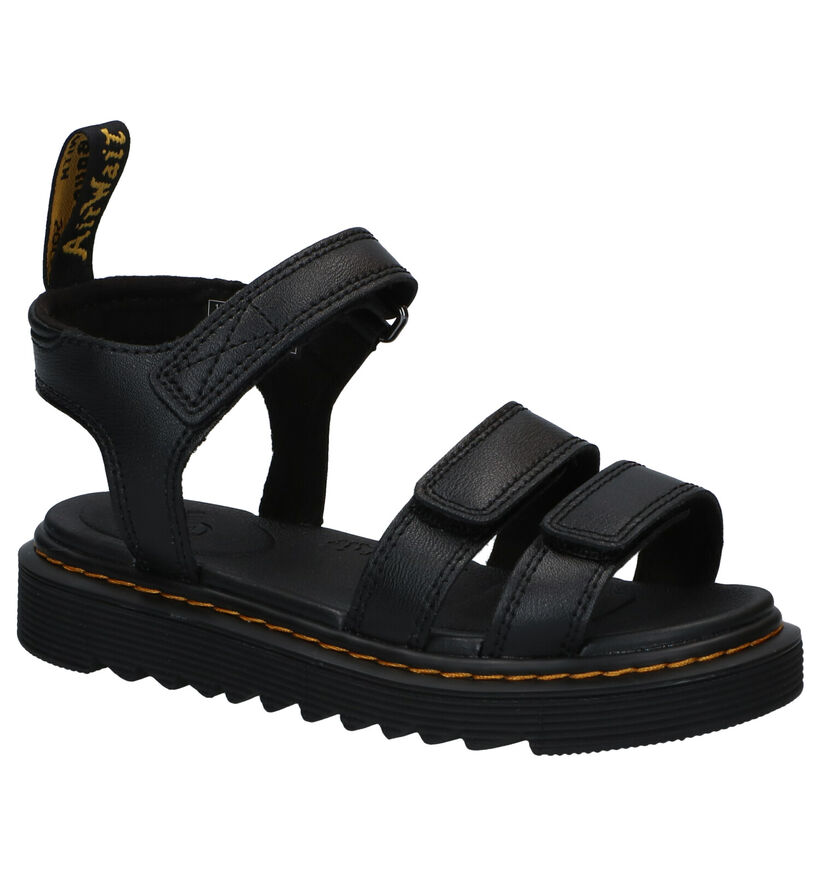 Dr. Martens Klaire Zwarte Sandalen in kunstleer (284589)