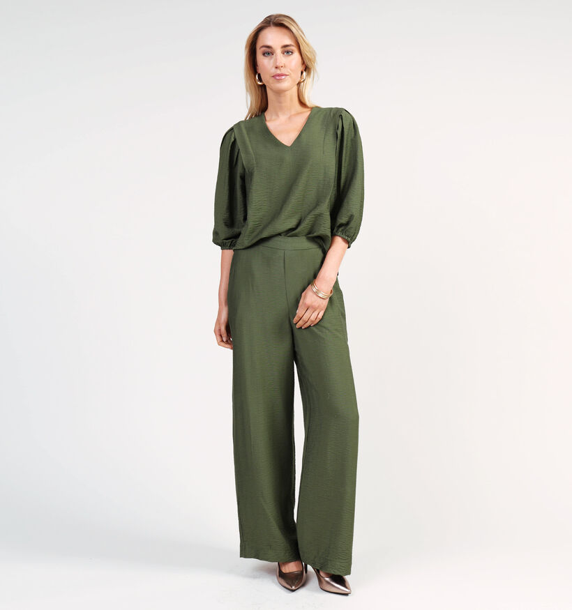Minus Seria Blouse en Vert pour femmes (359843)