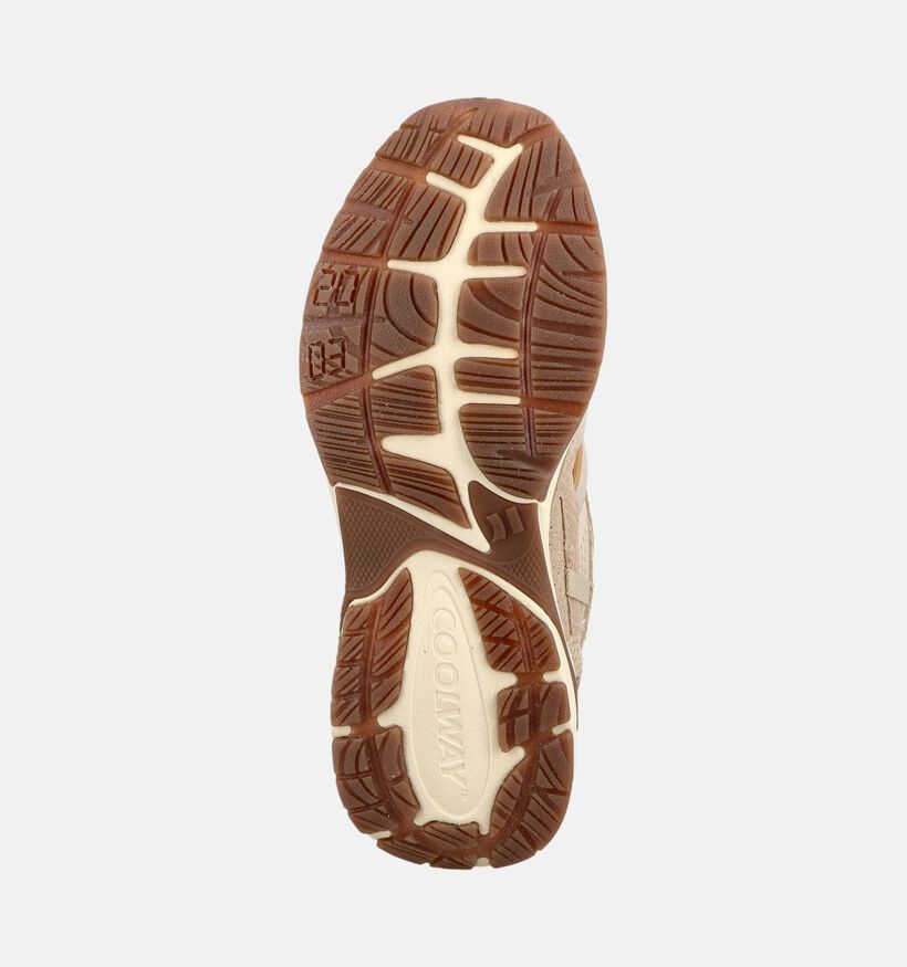 Coolway 2003 Baskets en Beige pour femmes (379811) - pour semelles orthop&eacute;diques