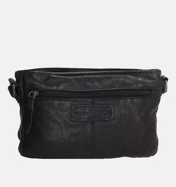 Hide & Stitches Crossbody tassen Zwart/Cognac