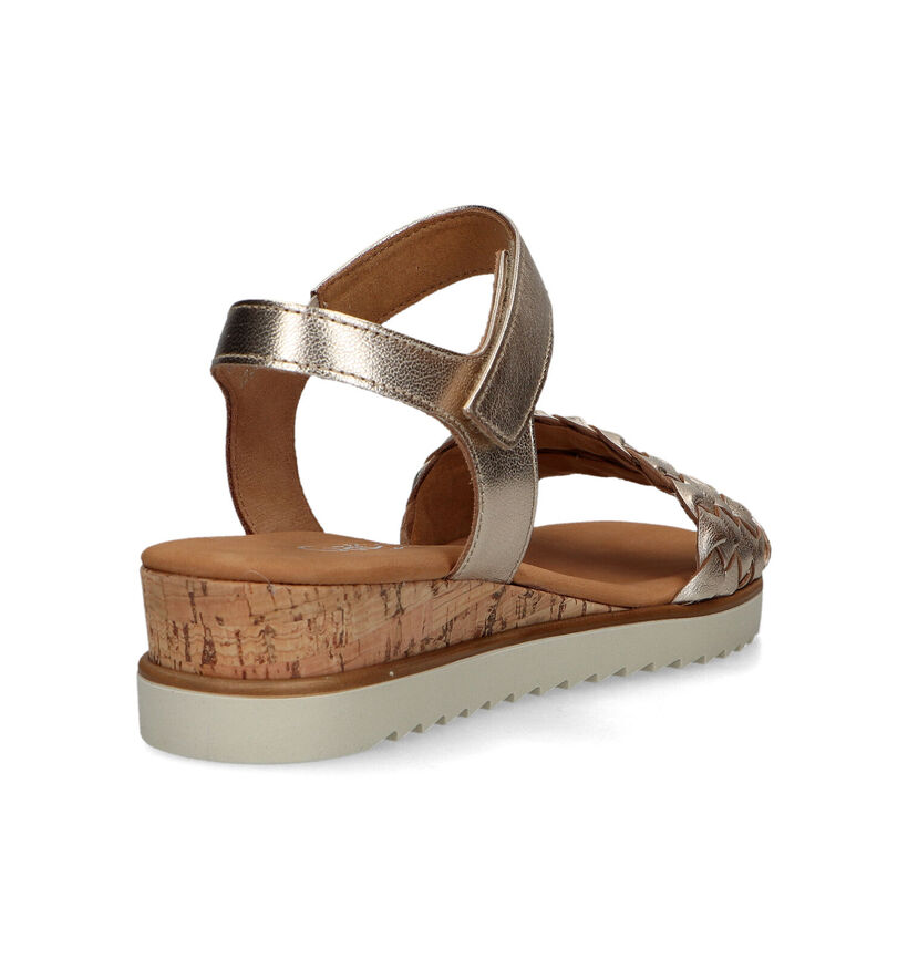 Gabor Gouden Sandalen in leer (323262)