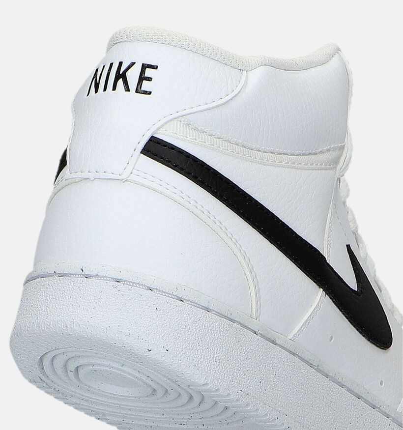 Nike Court Vision Mid Next Nature Baskets en Blanc pour hommes (325146)