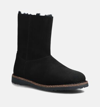 Birkenstock Boots SUEDE LEATHER BLACK/SUEDE LEATHER DARK TEA