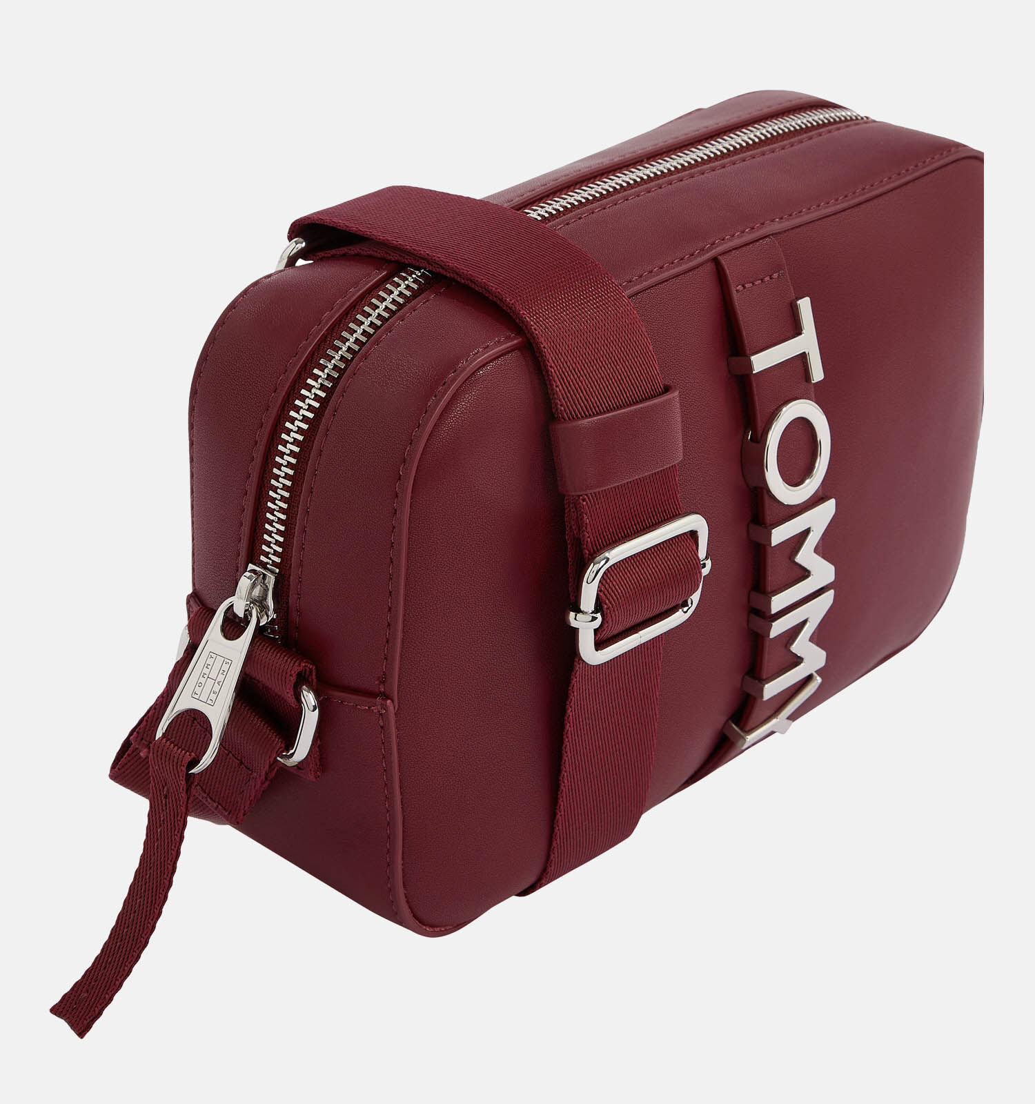 Tommy Hilfiger City Bold Camera Bag Bordeaux Crossbody tas Dames Crossbody tassen Online op TORFS.BE