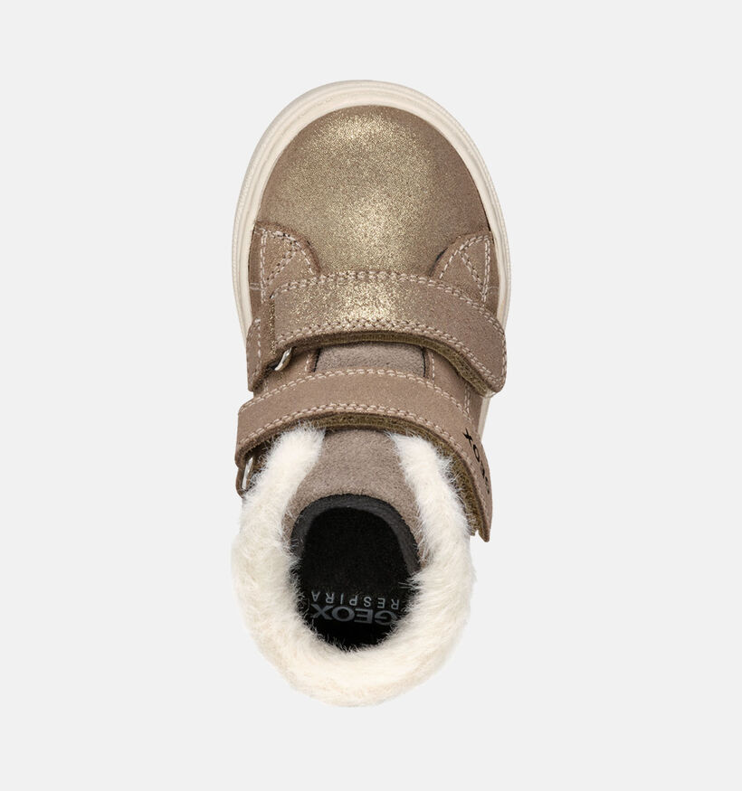 Geox Nashik Waterproof Bronzen Sneakers voor meisjes (361912) - geschikt voor steunzolen