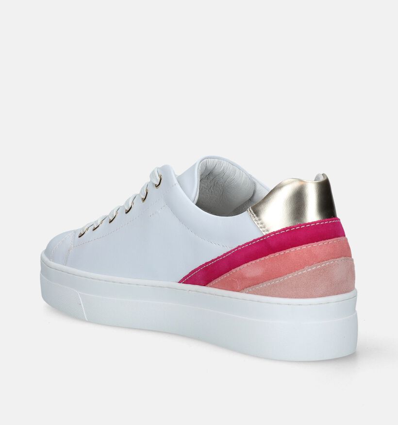 NeroGiardini Witte Sneakers voor dames (340684) - geschikt voor steunzolen