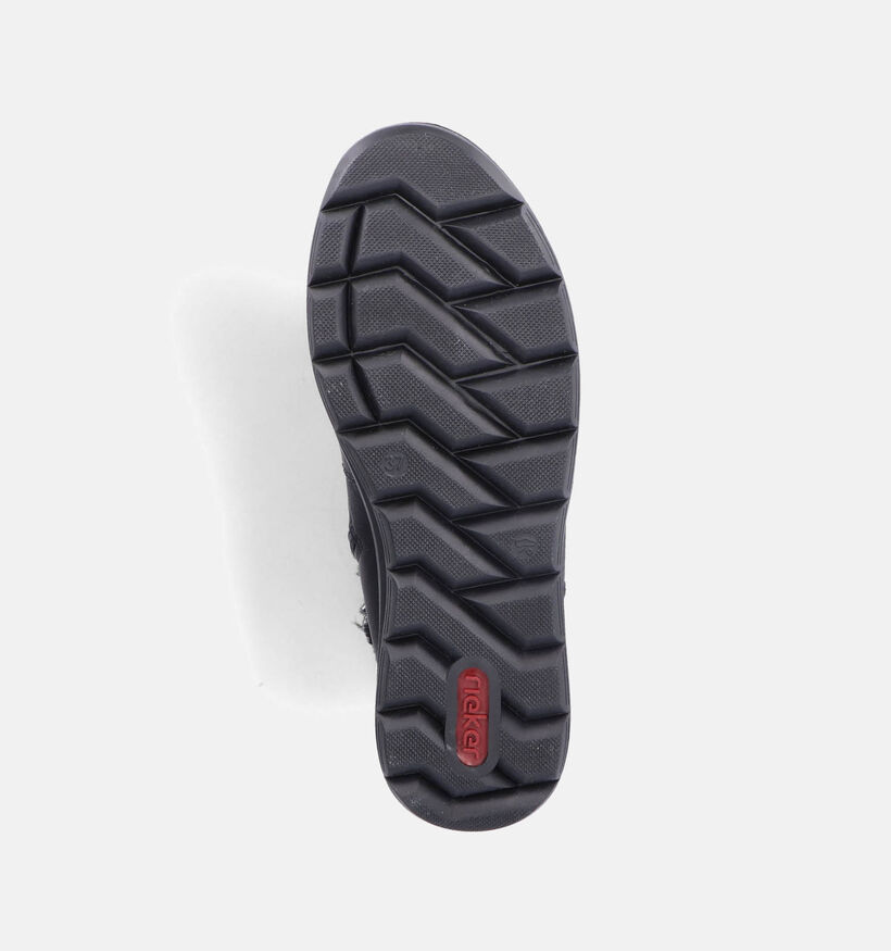 Rieker Bottines à talons en Noir pour femmes (347422) - pour semelles orthopédiques