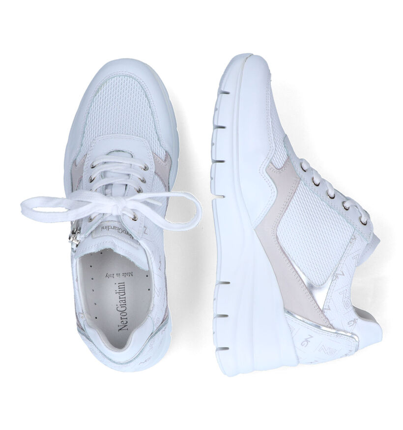 NeroGiardini Baskets casual en Blanc en cuir (321131)