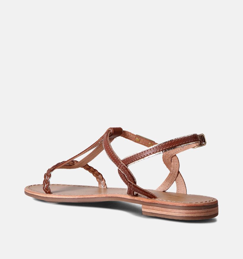 Les Tropeziennes Happy Bruine Sandalen voor dames (356822)