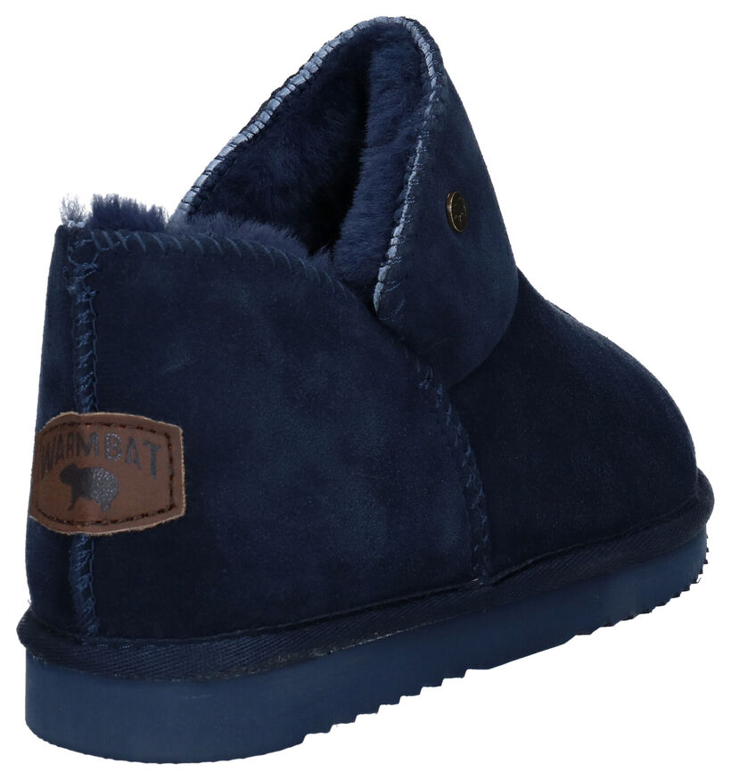 Warmbat Willow Kaki Wollen Hoge pantoffels voor dames (330328)