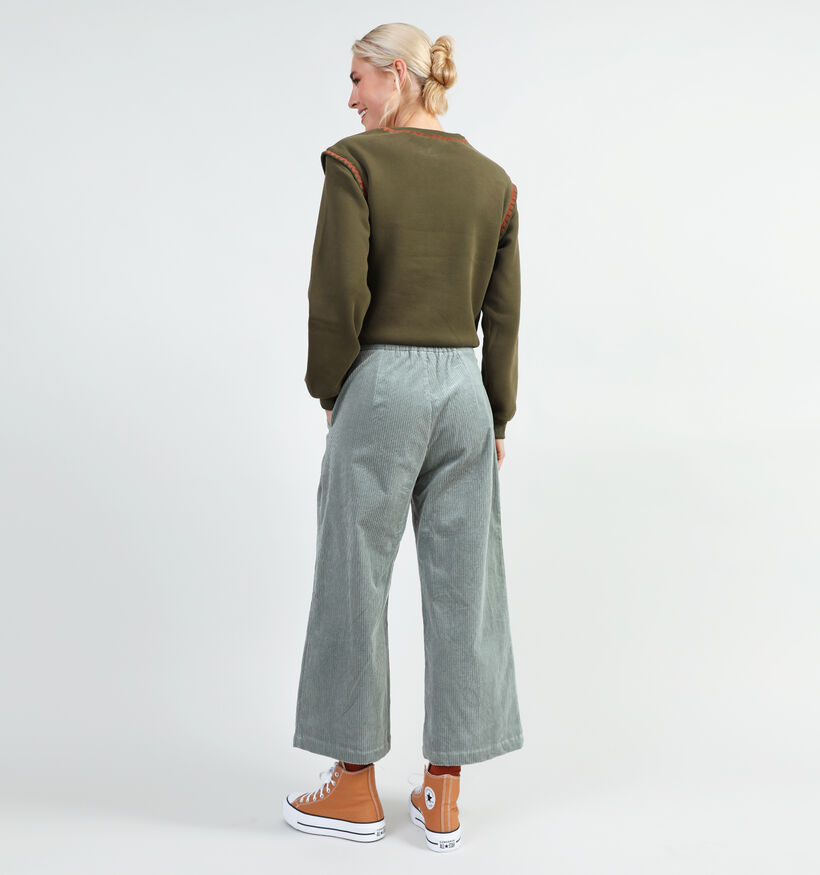 Orfeo Leontine Ecru Wijde broek voor dames (349313)
