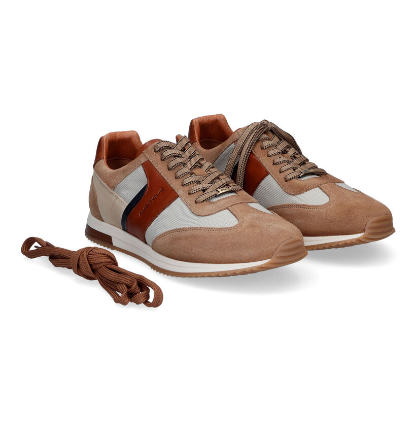 Ambitious Cognac Veterschoenen voor heren (310430) - geschikt voor steunzolen