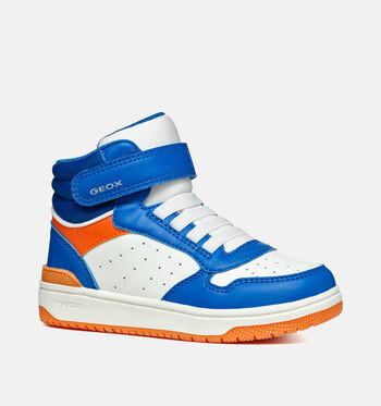 Geox Sneakers Wit/Blauw/Grijs