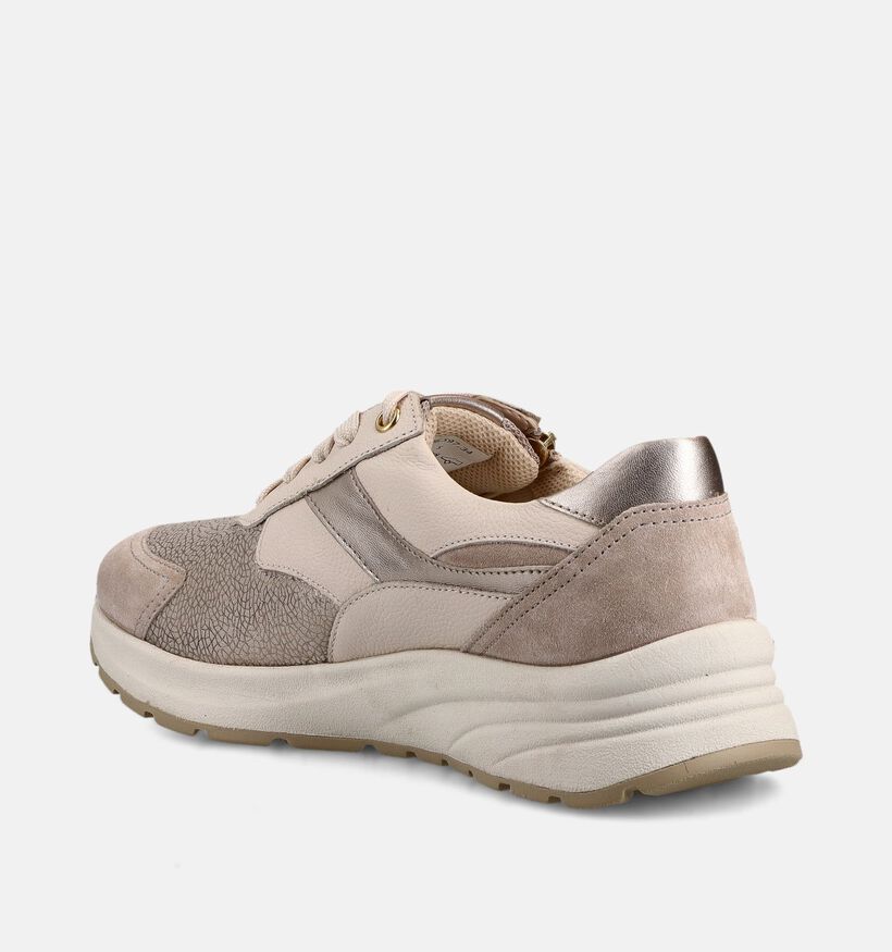 Gabor Donkerbeige Sneakers voor dames (368375) - geschikt voor steunzolen