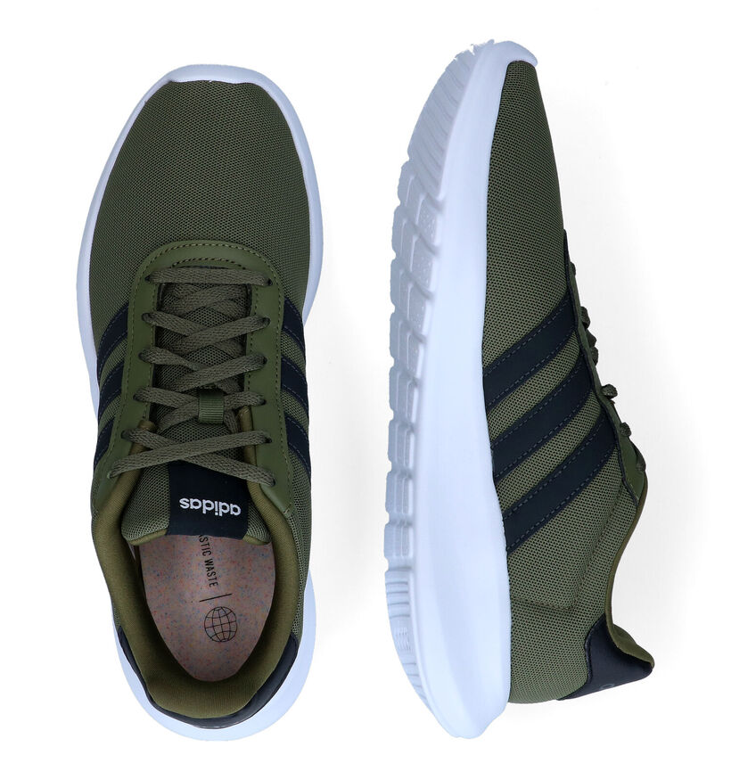 adidas Lite Racer Baskets en Noir en textile (308510)