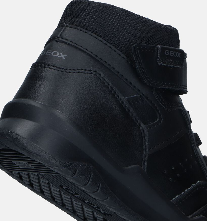 Geox Perth Zwarte Hoge Sneakers voor jongens (328546) - geschikt voor steunzolen