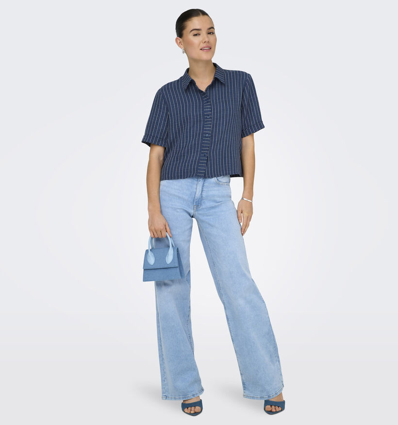 JDY Power Donkerblauwe Blouse voor dames (375095)